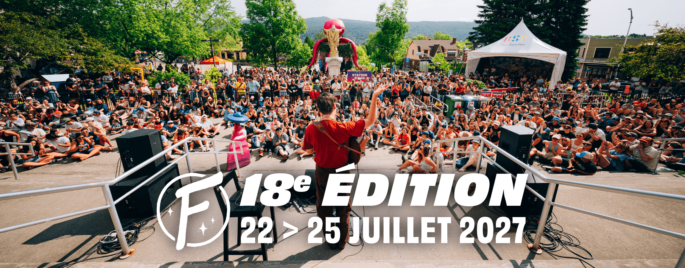 Visuel pour le dévoilement de la programmation le 7 avril 2026.